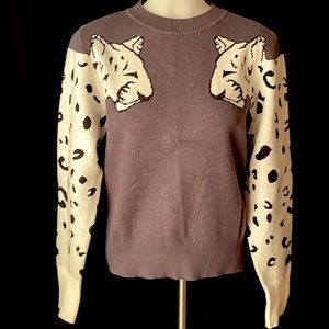 Leopard Head Sweater